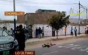 Un muerto dejó balacera por disputa de terreno en Chorrillos Un muerto dejó balacera por disputa de terreno en Chorrillos