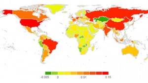 Siete países son responsables de más de la mitad del calentamiento global  