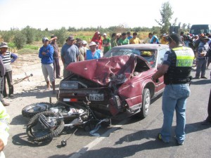 Violento accidente deja dos policías muertos