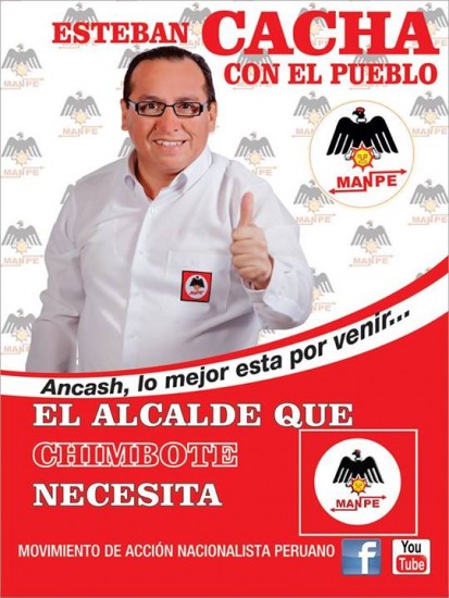 Chimbote: Postulante a la alcaldía causa revuelo por curiosa propaganda Chimbote: Postulante a la alcaldía causa revuelo por curiosa propaganda