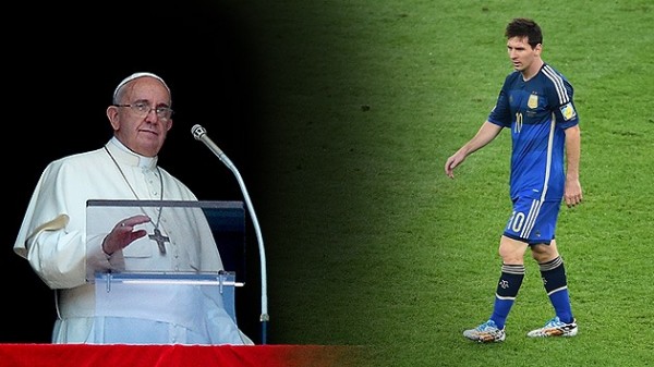 El papa reúne a Messi, Maradona y Zidane en un partido por Gaza.