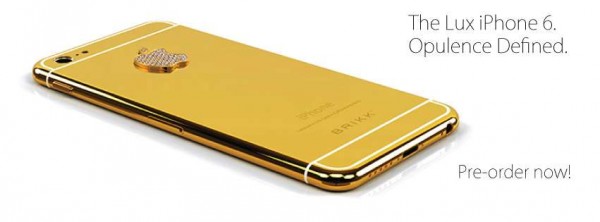 ¿Te sobra el dinero? Ya puedes ordenar un iPhone 6 de oro.