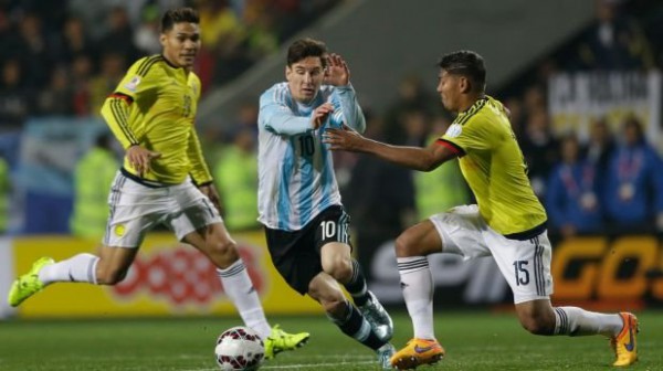 Argentina venció 5-4 a Colombia en penales y pasó a semifinales.