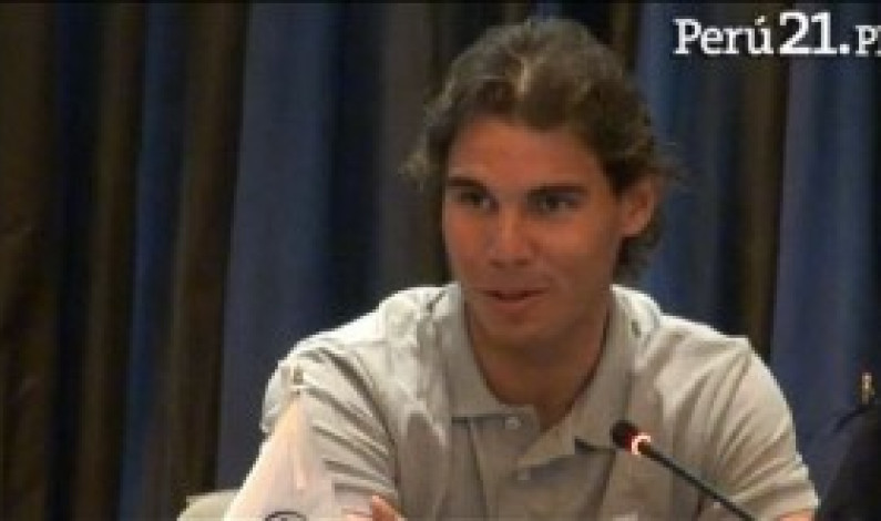 Rafael Nadal ya está en Lima para ofrecer show de tenis con David Ferrer