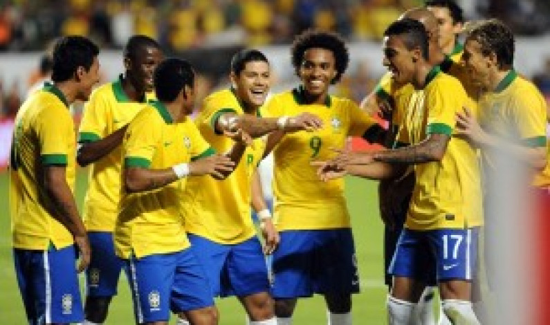 Brasil aplastó 5-0 a Honduras en amistoso con miras al Mundial 2014