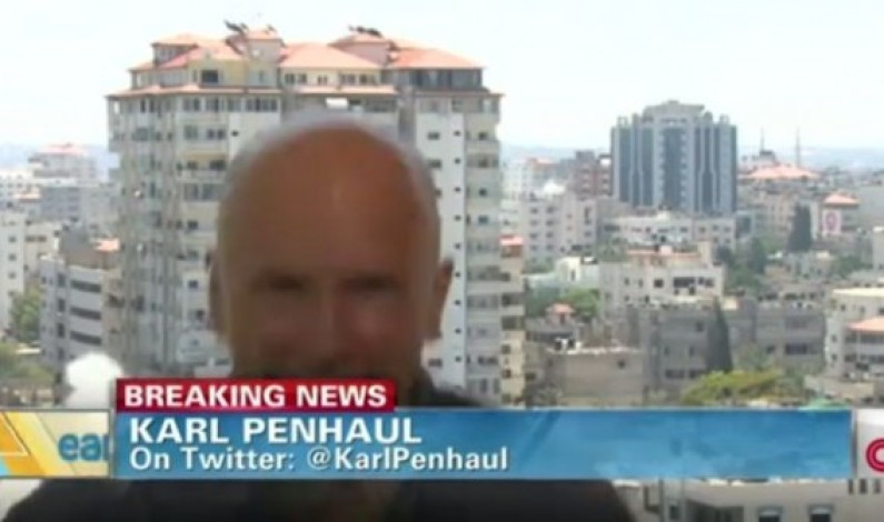 VIDEO: Periodista de CNN casi es alcanzado por un misil en Gaza