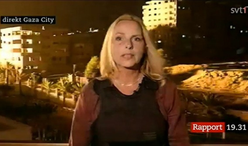 VIDEO: Periodista tuvo que salir de cámaras por un misil en Gaza