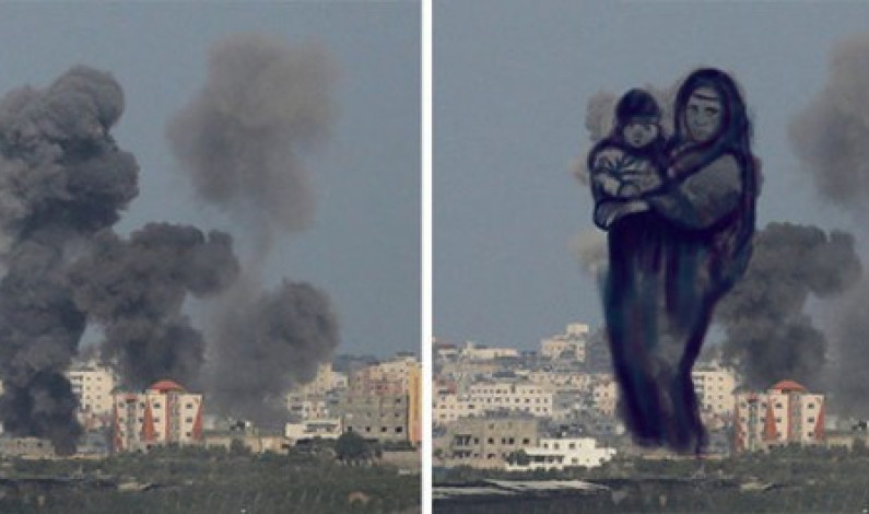 FOTOS: artistas palestinos convierten horrores de la guerra en arte de denuncia