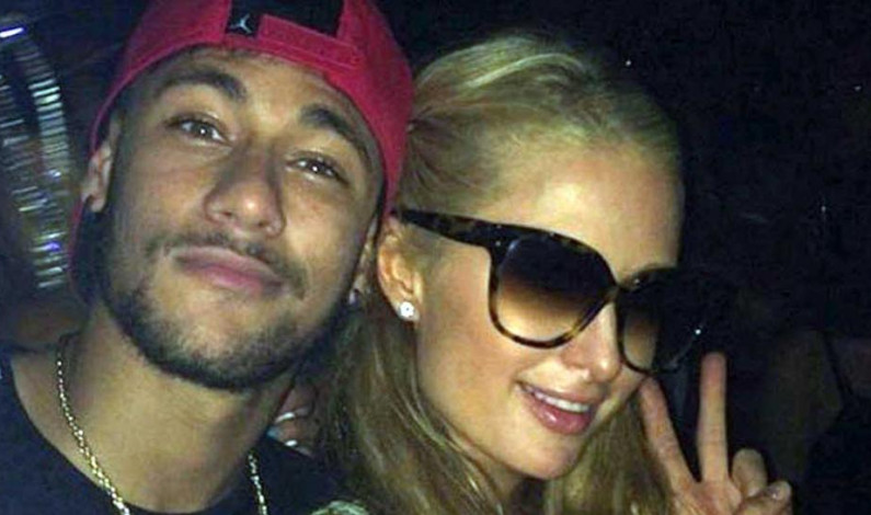 Neymar y Paris Hilton juntos en una noche de fiesta