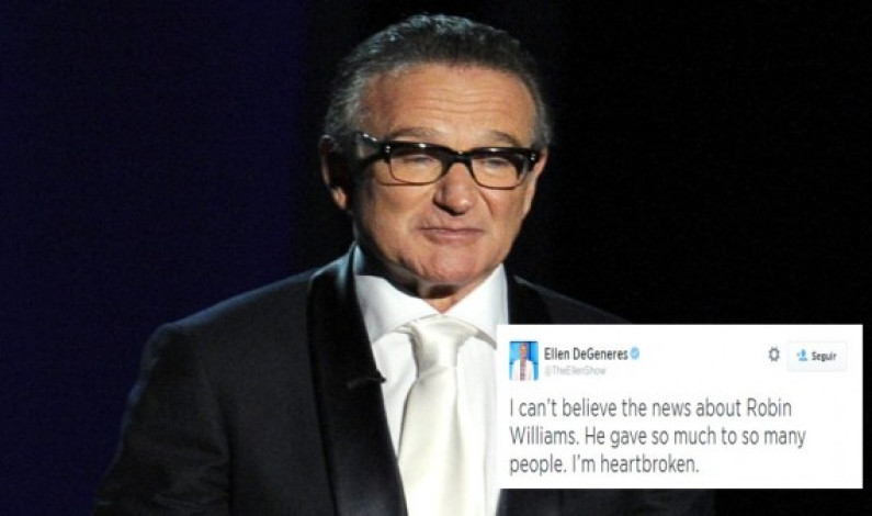 Robin Williams: Famosos lamentan su partida por Twitter