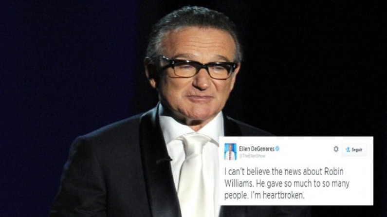 Robin Williams: Famosos lamentan su partida por Twitter