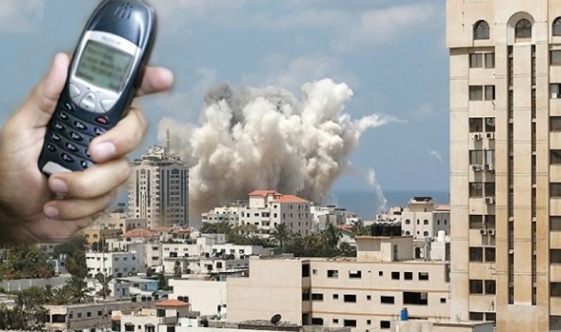 SMS desde Israel: “Bombardearemos su casa en breve, desalojen”