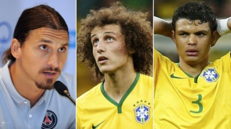 Sorpresiva respuesta de Zlatan sobre David Luiz y Thiago Silva