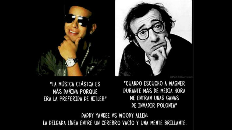 Daddy Yankee y los memes por decir que la música clásica es mala porque le gustaba a Adolf Hitler