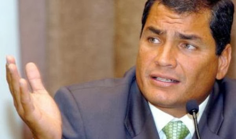 Rafael Correa criticó a los líderes de la oposición venezolana