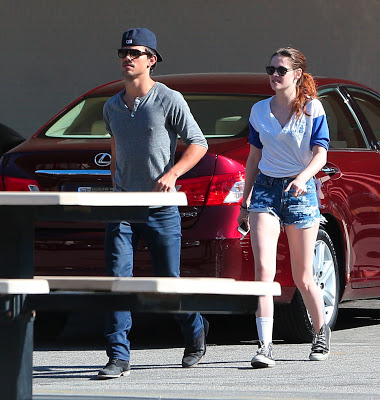 Kristen Stewart y Taylor Lautner se reunieron en casa de la actriz