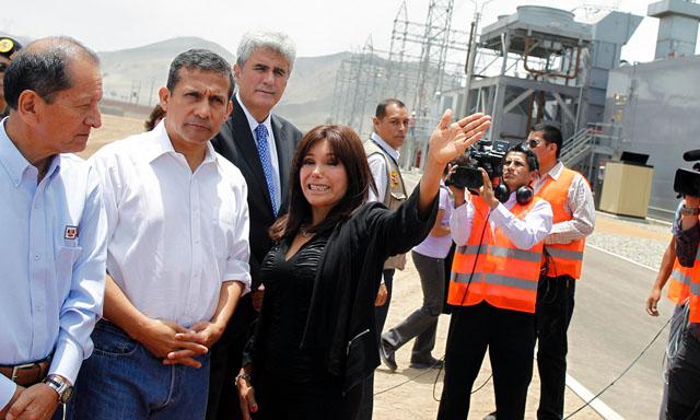 Ollanta Humala inauguró central térmica en Chilca