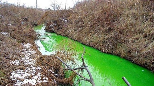Conoce el misterioso caso del agua verde de un río de Rusia