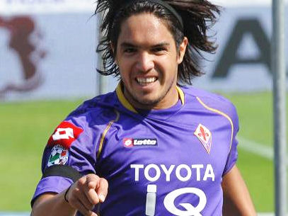 Juan Vargas es el segundo máximo goleador de la Fiorentina