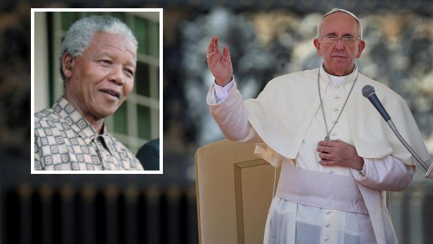 Papa Francisco pide que ejemplo de Nelson Mandela inspire a generaciones
