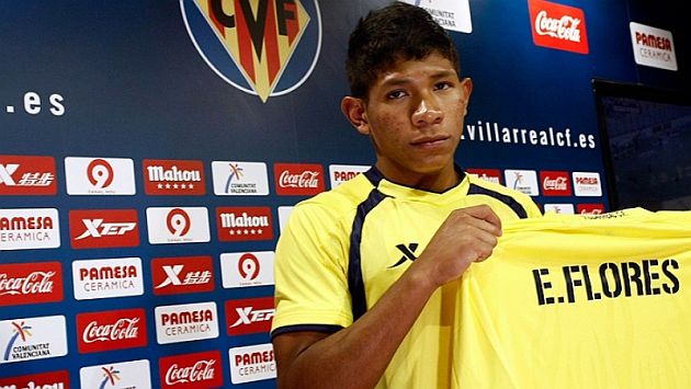 Edison Flores debutó en primer equipo del Villarreal