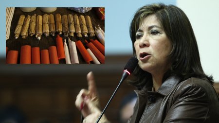 Martha Chávez planteará en el Congreso la prohibición absoluta de pirotécnicos