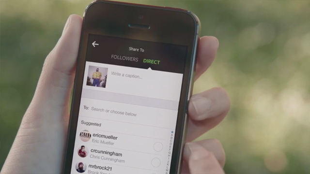 Ahora Instagram permite enviar fotos y videos en mensajes directos