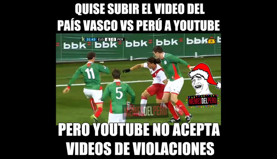 FOTOS: Mira los memes del partido País Vasco – Perú que acabó 6-0