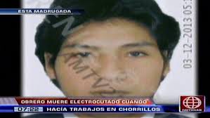 Obrero muere electrocutado en Chorrillos