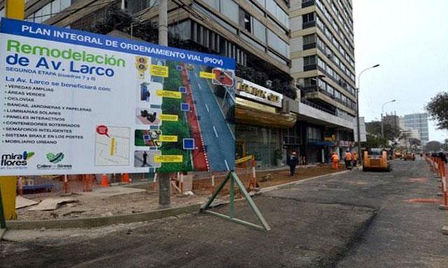 Municipalidad de Miraflores exonera de pago de arbitrios a vecinos de la avenida Larco