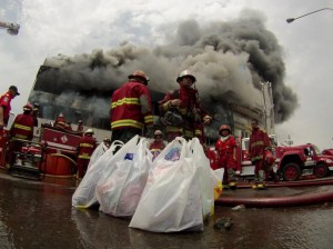 INCENDIO EN LA VICTORIA
