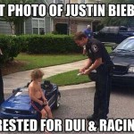 Justin Bieber fue ridiculizado tras su arresto.