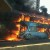 Vándalos incendiaron un ómnibus de trasporte turístico en Independencia