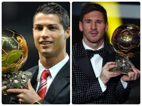 Balón de Oro: Cristiano Ronaldo superó a Lionel Messi por 160 puntos