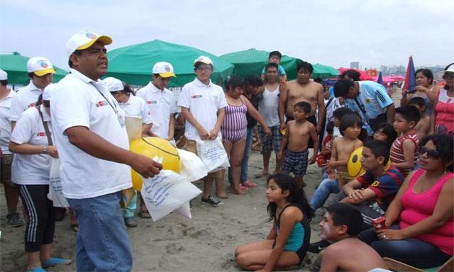 Digesa inició campaña de sensibilización para mantener playas limpias
