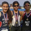 Deportistas peruanos obtuvieron oro y bronce en la Copa Panamericana de Triatlón en Chile