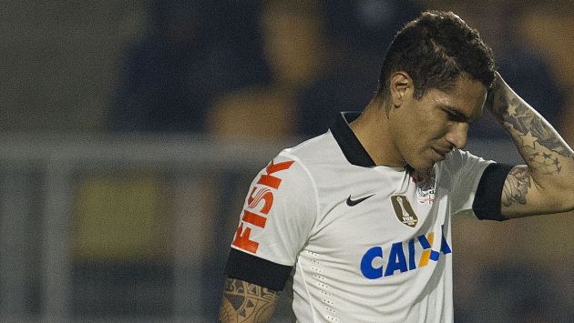 Paolo Guerrero fue agredido por hinchas del Corinthians