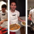 Lionel Messi perdió apuesta y mostró su faceta de cocinero