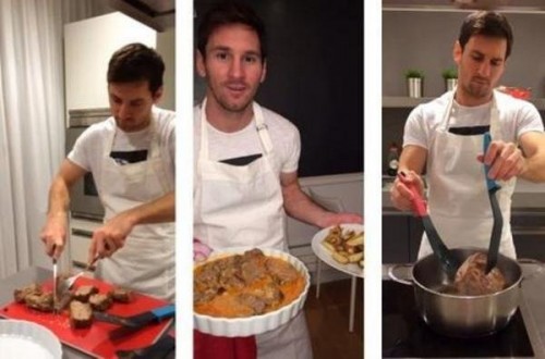 VIDEO: Lionel Messi perdió apuesta y mostró su faceta de cocinero