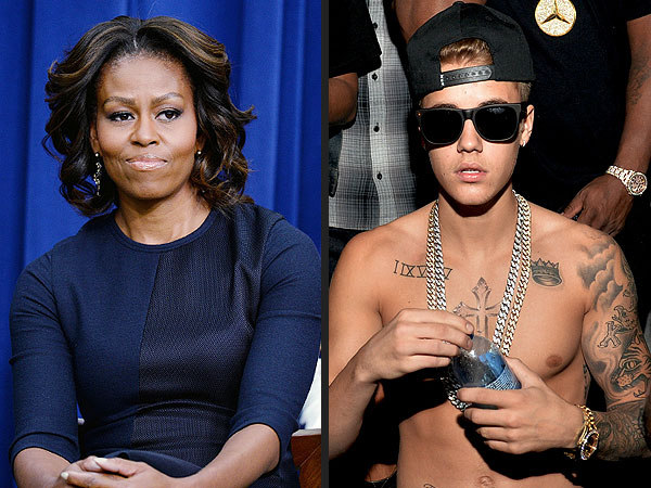 Michelle Obama envía recomendaciones a la madre de Justin Bieber