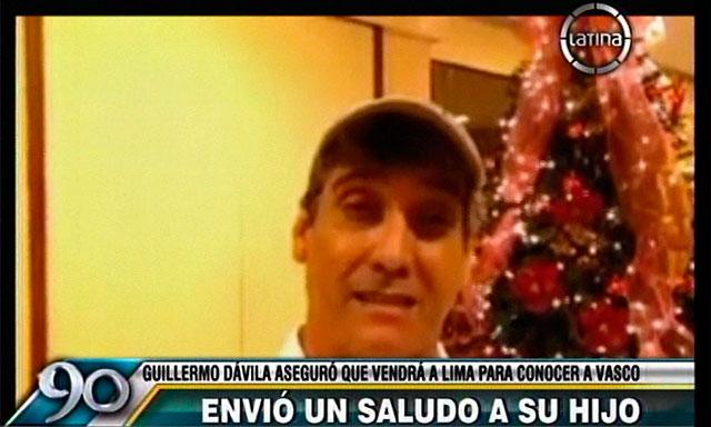 VIDEO: Guillermo Dávila asegura que no quiere menospreciar a su hijo peruano