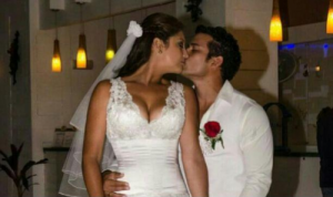 Karla Tarazona y Christian Domínguez se casaron.