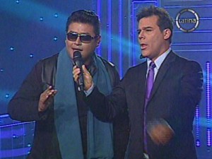 Katia Palma ‘encaró’ a imitador de Eddy Herrera.