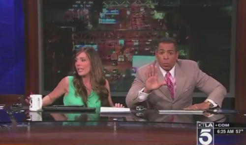 VIDEO: Mira la reacción de estos presentadores ante un sismo