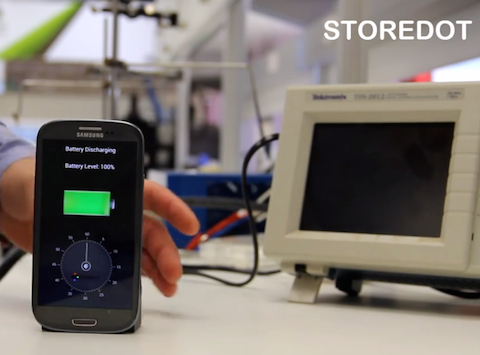VIDEO : Una batería rápida que se carga en 30 segundos