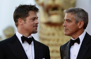 George Clooney y Brad Pitt