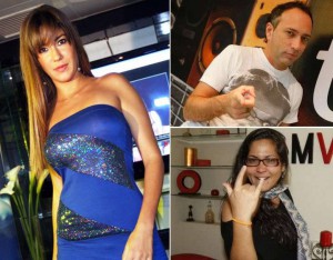Tilsa Lozano, Carlos Galdós y Katia Palma.
