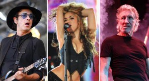 Gustavo Cerati, Shakira y Roger Waters.