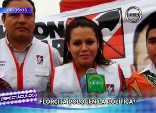 Florcita Polo asegura que la gente la apoyará si incursiona en política