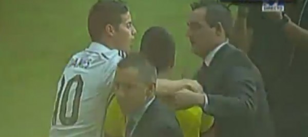 James y el gran gesto que tuvo con un hincha en el Bernabéu